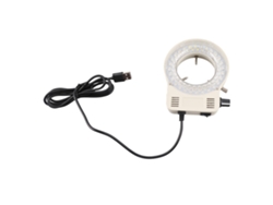 Iluminador De Anillo Led Para Microscopio Con Ajuste De Luz Del 0 Al 100%, Material De Aleación De Aluminio, Accesorio De Alto Brillo Y Fácil Instalación.