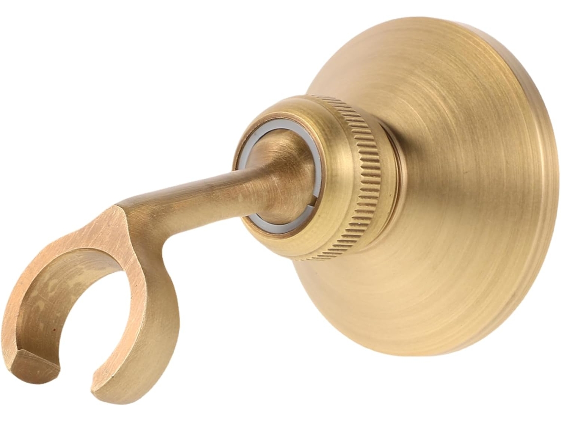 Soporte de pared giratorio para ducha, soporte para manguera de ducha, para paredes lisas y alicatadas. Slowmoose
