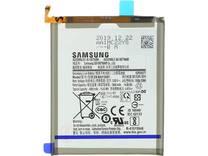 Batería SAMSUNG 4000 mAh Samsung A51
