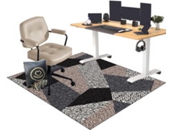 Tapete Protetor Cadeira Gamer Antiderrapante 90 X 120 Cm Piso Chão Cadeiras Escritório, Pisos