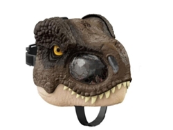 Máscara De Dinosaurio Tyrannosaurus Rex De Jurassic World Con Boca Móvil Para Halloween Y Fiestas.