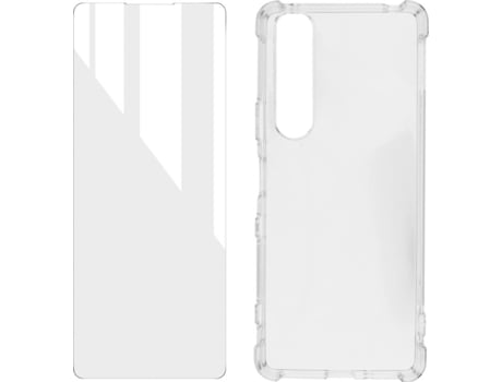 Kit Funda + Protector de Pantalla Sony Xperia 10 III AVIZAR Cristal Templado (Transparente)