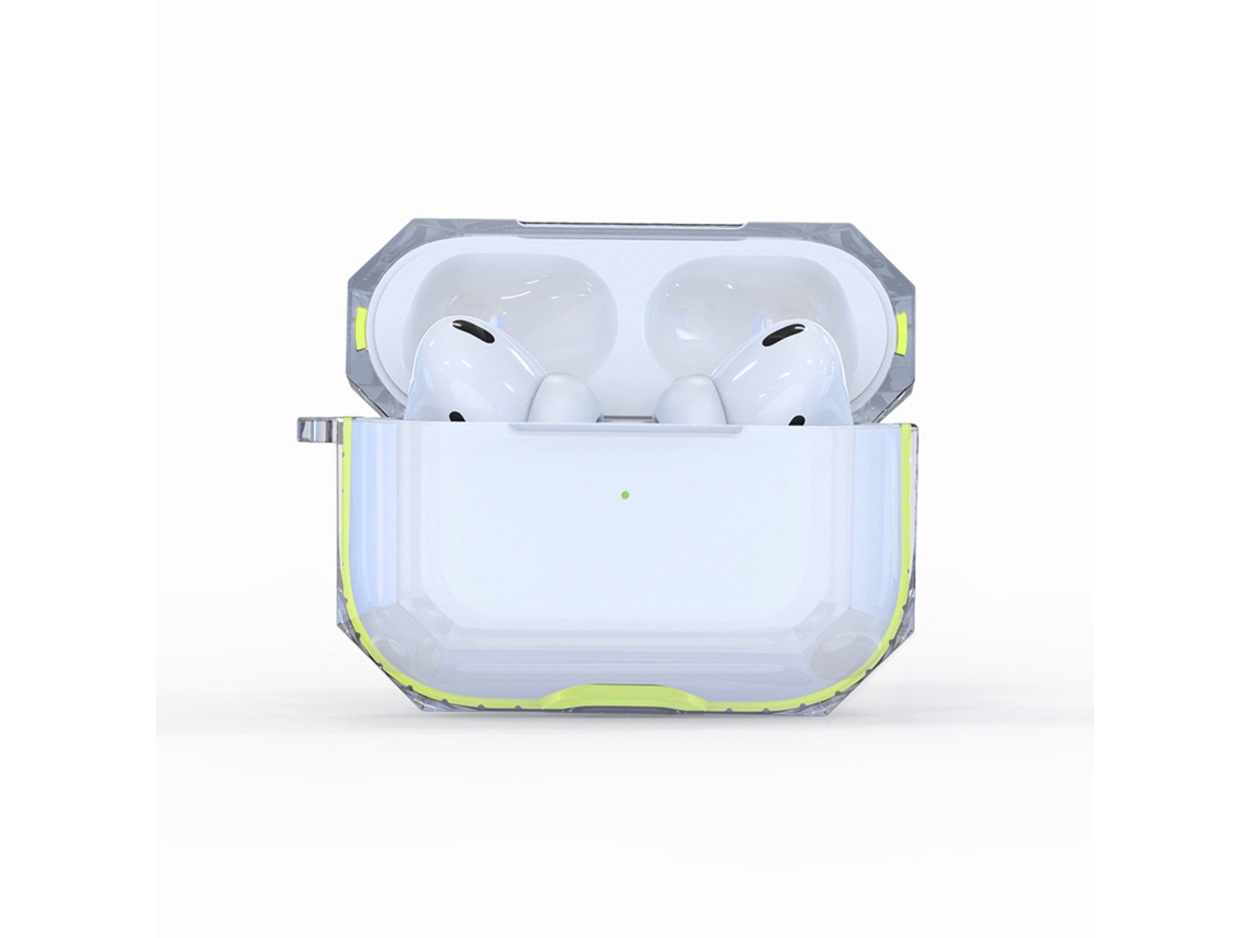 Caja De Airpods Pro Funda Transparente Blanda De Tpu Antichoque Para Apple 3ª Generación