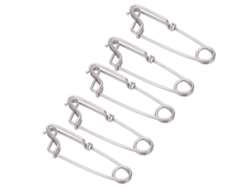 2026rebe-5pcs/set Clip De Pesca Longline Resistente A La Corrosión Clip De Atún Para Línea Flotante 3.5x125mm