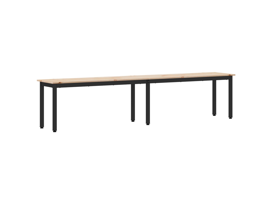 Maison Exclusive - Banco Natural 200 X 35 X 45 Cm Madera De Pino Macizo