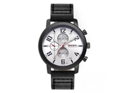 Reloj De Pulsera De Cuarzo Para Hombre, Aleación Antialérgica, Negro+blanco+negro