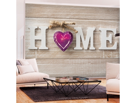 Papel de Pared ARTGEIST Home Heart (Violet) (350x245)