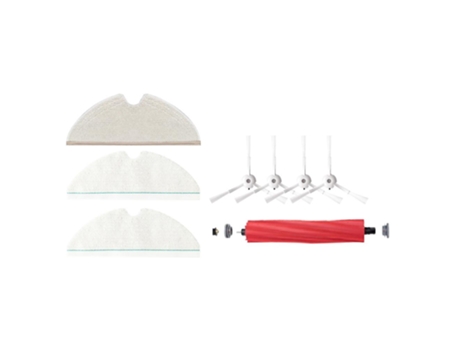 8pcs escova lateral principal destacável pano esfregão para roborock q7 max/max+