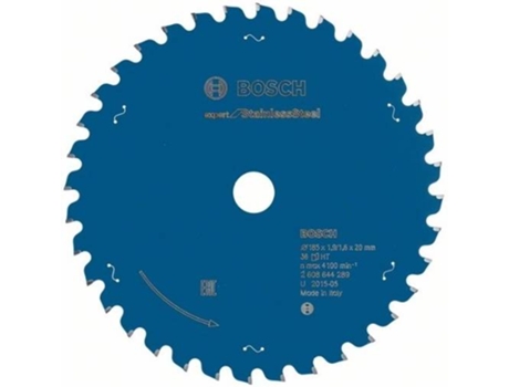 Disco de Sierra Circular BOSCH Expert para Acero Inoxidable 185x20x1.9x36