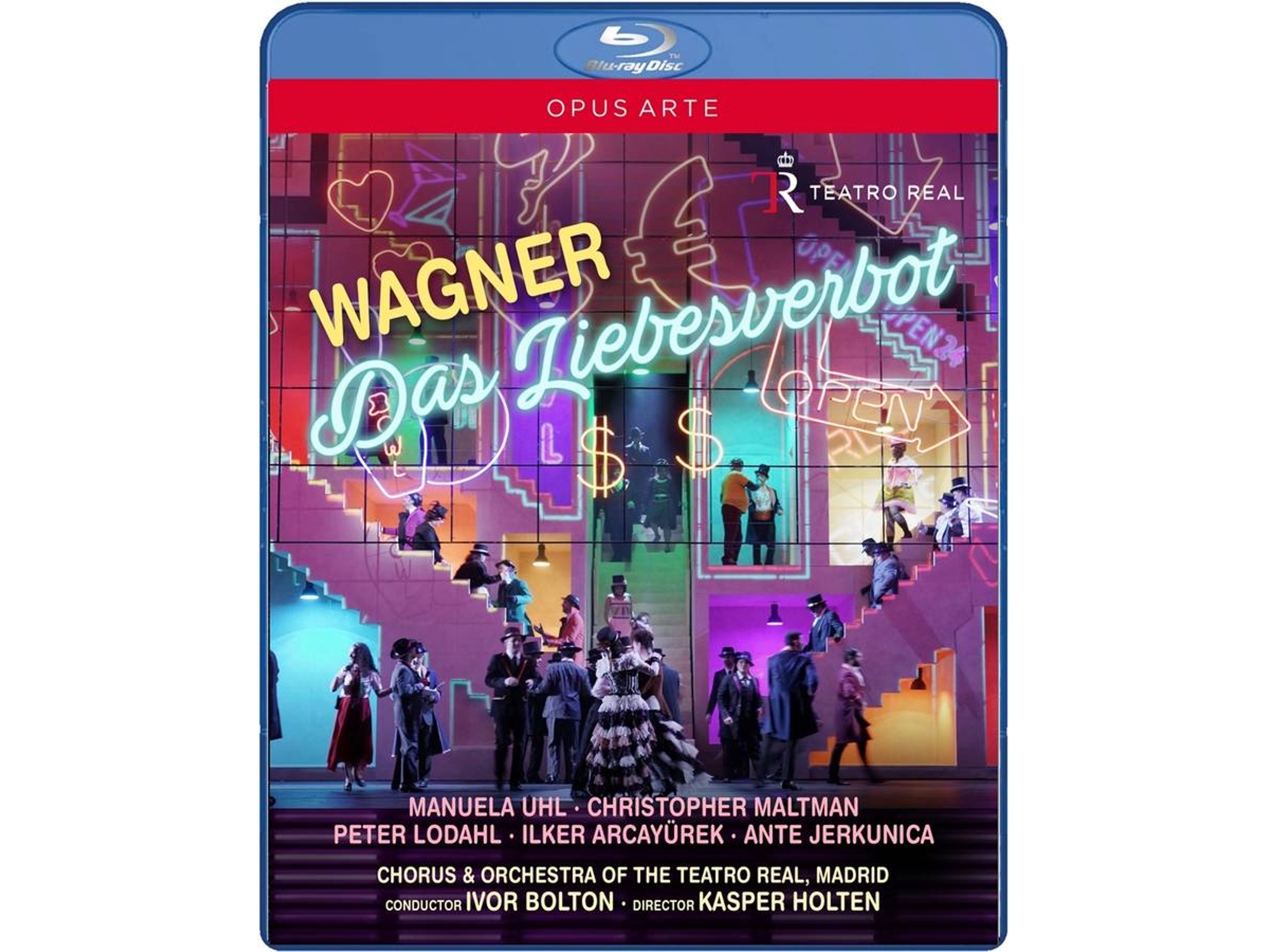 Blu-ray Video Uhl/Maltmann/Lodahl/Bolton/Teatro Real Madrid/+ - Das Liebesverbot (1 CDs)