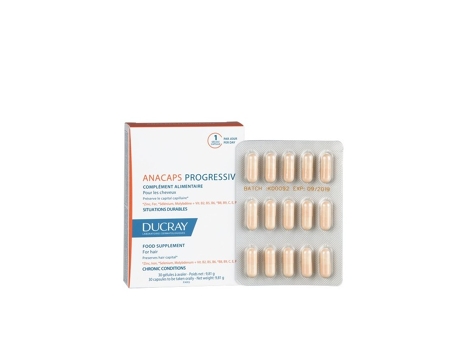 Ducray Anacaps Progressiv Anti-caída Cápsulas 30un