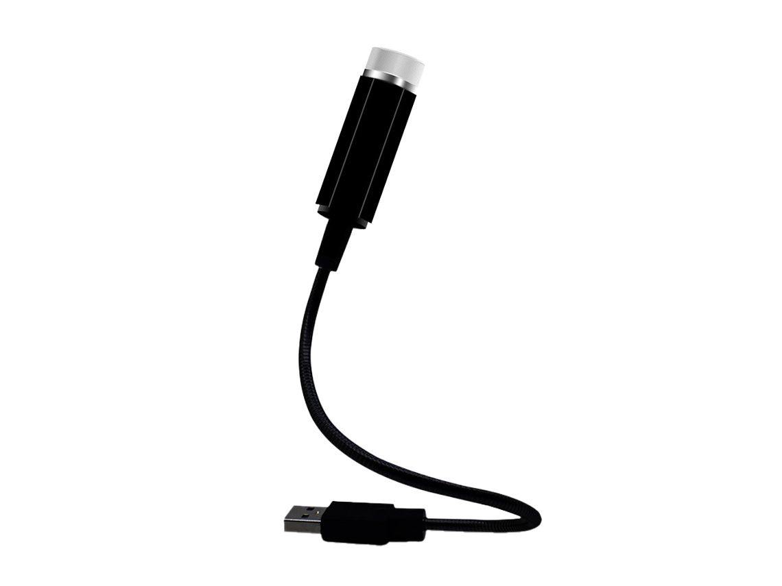 Proyector de estrellas con luz nocturna USB, luces nocturnas para decoración de coche