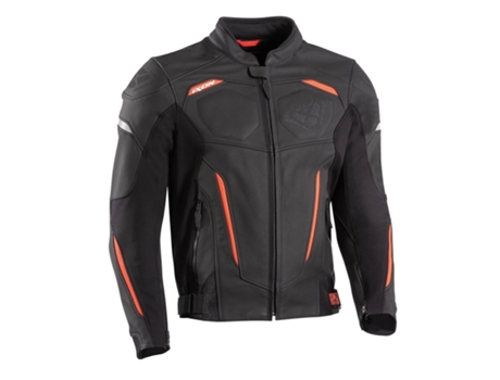 Chaqueta de Moto para Hombre IXON (L - Cuero - Negro)