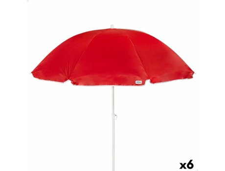 Sombrilla AKTIVE UV50 Ø 220 cm Poliéster Metal 220 x 209 x 220 cm (6 Un)
