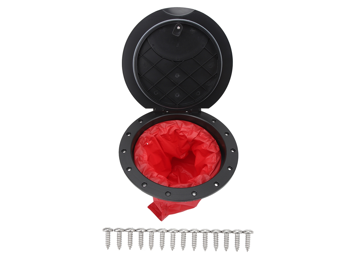 Kit De Placa De Cubierta Con Bolsa De Almacenamiento Para Kayak, Yate, Barco De Pesca, Color Negro, 11,2 Pulgadas.