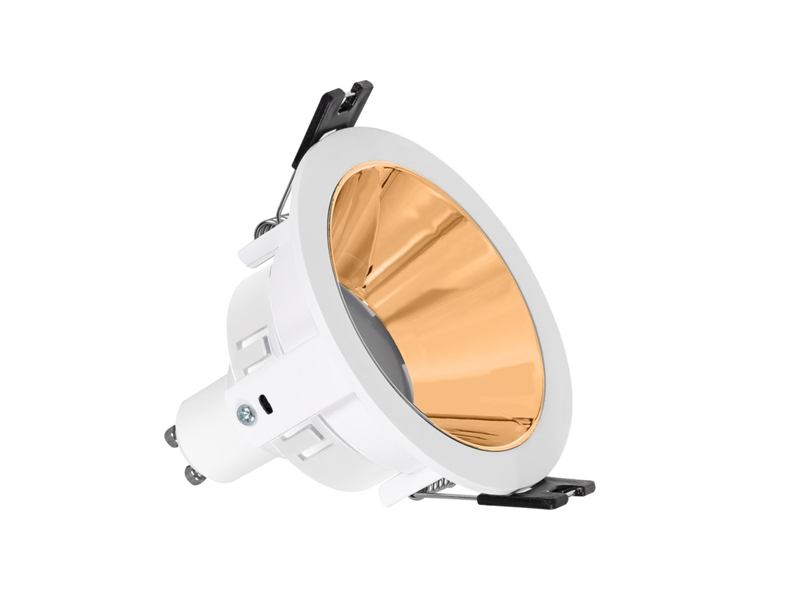 Foco Downlight Cónico GU10 6W Corte Ø 75 mm PC Galvanizado