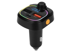 Transmisor FM para coche YHL, reproductor de MP3, Bluetooth 5.0, carga rápida de 20 W, memoria, iluminación, C28