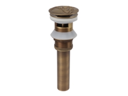 Desagüe De Cobre Puro Para Fregadero De Cocina Y Baño Con Válvula Antifugas.