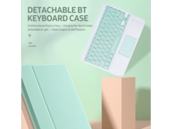 Caja De Teclado Bt Desmontable Con Touchpad, Ranura Para Lápiz De Carga Para Ipad Pro 10.5 Air3 10.5 2019 Ipad 10.2 2020 Rosa
