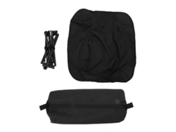 Mini Silla Lunar Plegable Portátil Y Ligera Para Camping, Pesca Y Playa - Sketch Black