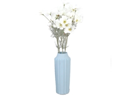 TRUYUETY Flor Artificial Cosmos Bipinata Buquê Para Decoração De Interiores (branco)