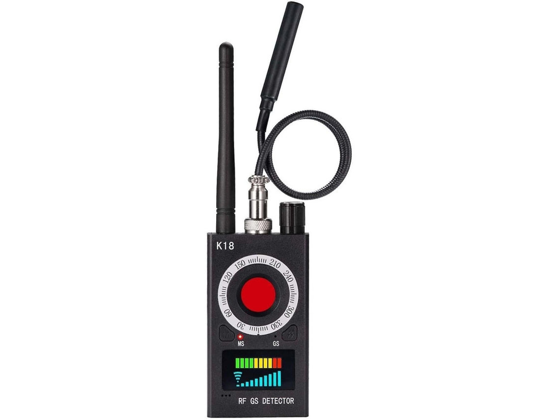 Detector de micrófonos espía, señal de cámara, localizador GPS y dispositivo inalámbrico, ideal para rastreo GPS y GSM, Yizhood (negro)