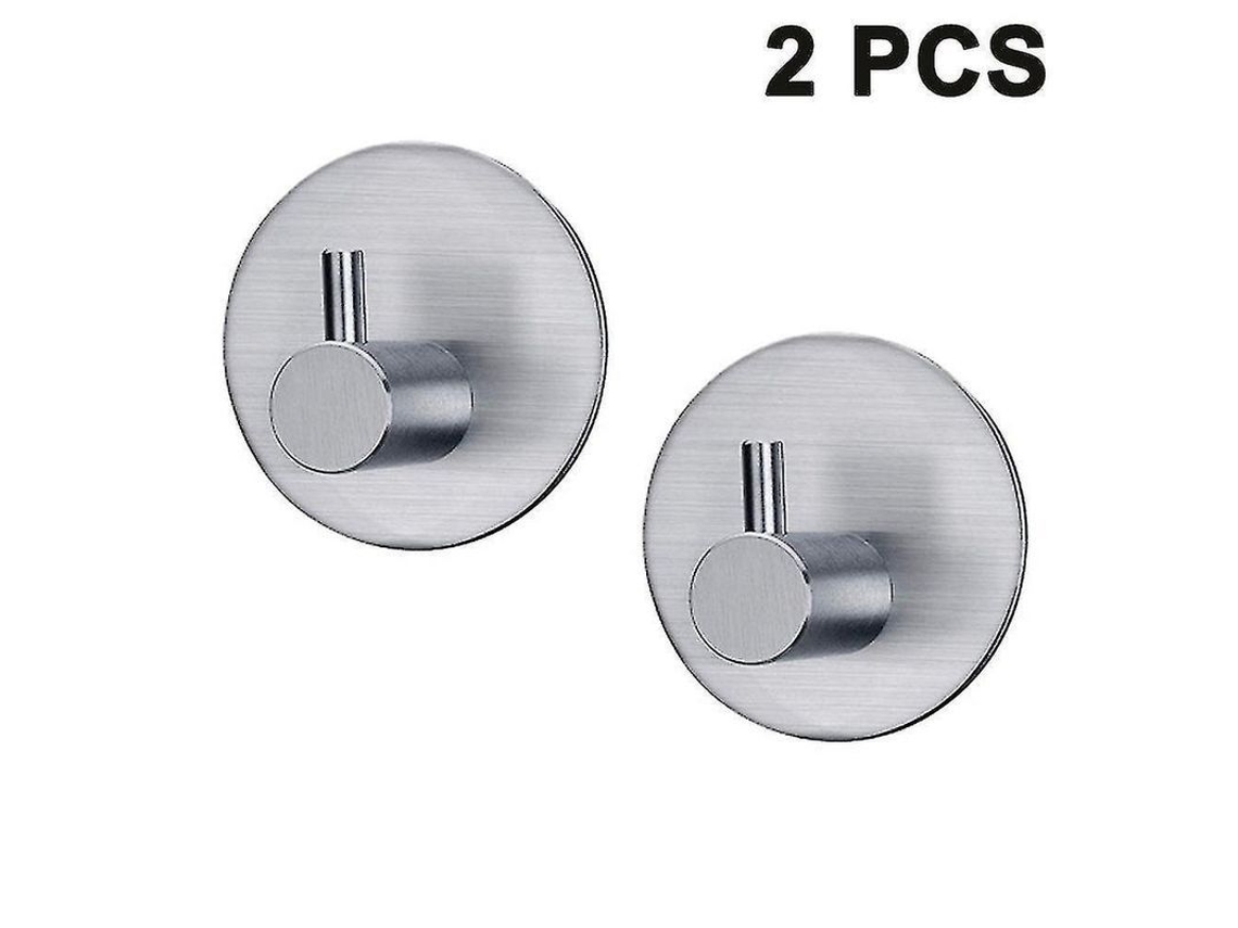 2026-2pcs Ganchos De Toalla Autoadhesivos De Acero Inoxidable Resistentes Anti-deslizantes Para Baño Y Cocina Sqc