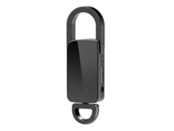 Grabadora de llavero digital de 16 GB, minigrabadora para conferencias y reuniones Yizhood (negra)