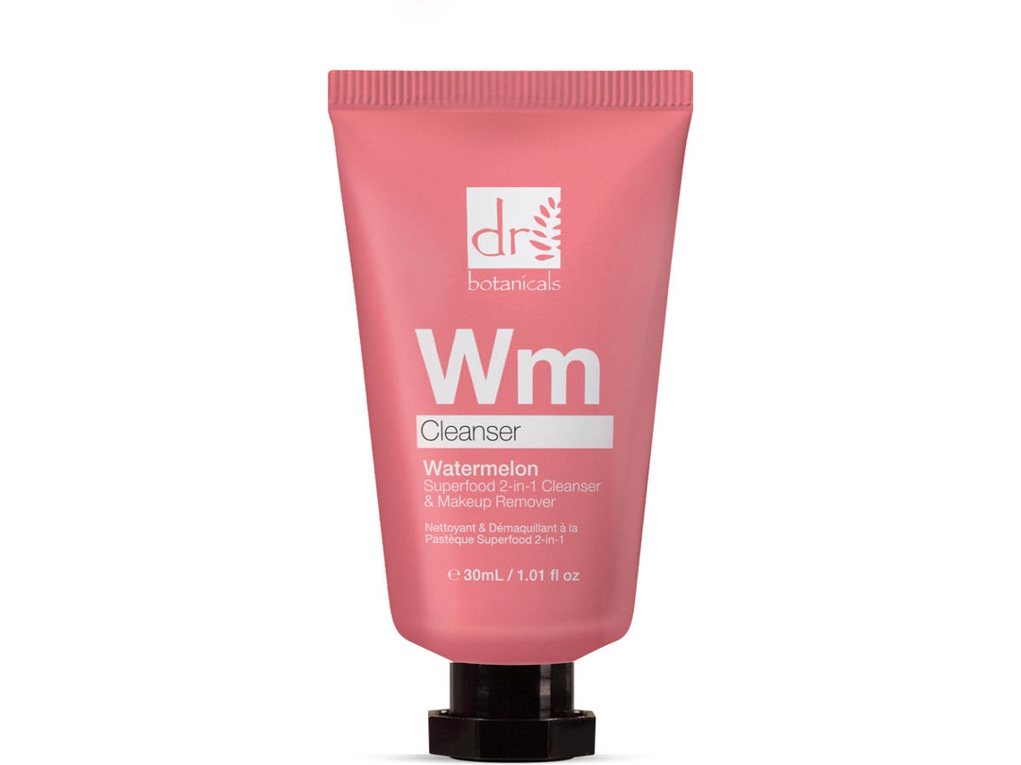 Tonico de Limpieza Facial DR BOTANICALS Watermelon Superfood 2-in-1 Cleanser & Makeup Remover (30 ml)