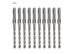 Juego De 10 Brocas Para Taladro Percutor Eléctrico Con Mango Cuadrado Para Hormigón 8*150mm