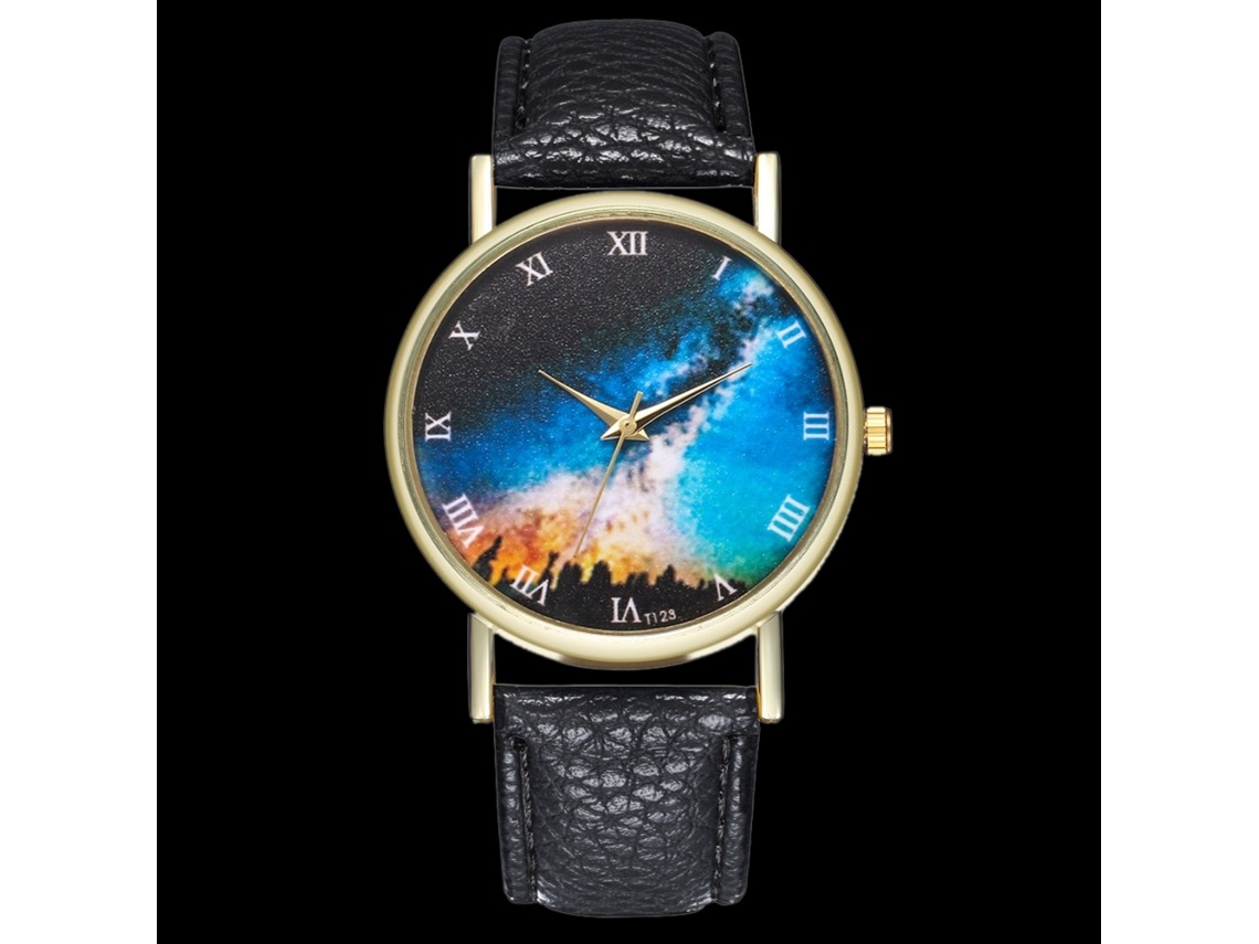 Reloj Star Watch Star Lady Hombre Juventud Tendencia Cuarzo T123-a Negro