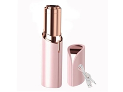 Afeitadora Eléctrica De Cejas Rosa Portátil Recargable Usb Amigable Con La Piel Abs Acero Inoxidable Depilador Mini