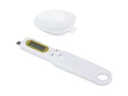 Cuchara digital B09gvy7ryj de 0,1 a 500 g, con precisión de peso. Envío en 24 h (blanca).
