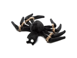 Juguete De Araña Para Gatos De Halloween Con Patas Divertidas Y Virutas De Madera Para Masticar.
