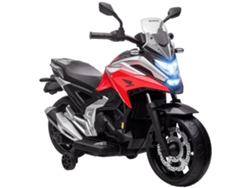 Moto Eléctrica Infantil 12v 3-6 Años Música Faros Rojos