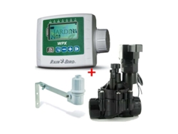 Kit Programador Wpx1 Electroválvula de Riego 100Dvf 9V 1 Sensor Lluvia Rsdbex RAIN BIRD RAIN BIRD