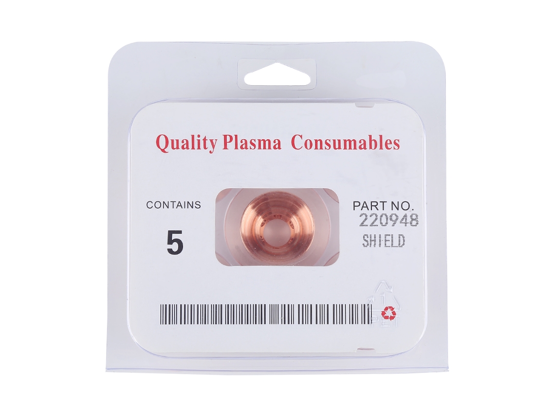 5 Piezas De Cubiertas De Protección De Plasma, Consumibles Para Herramientas De Soldadura 220948 Para Max105, Acero Al Carbono, Acero Inoxidable, Aluminio Y Cobre.