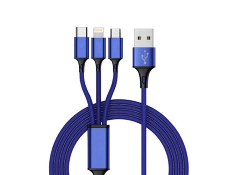 Cargador Carga Usb Rápido Universal Teléfono Azul