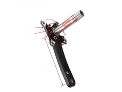 Juego de bielas Prowheel 104BCD 175 mm 170 mm, plato 30 mm 52d, juego de bielas Mtbvayotoy