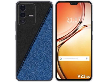 Carcasa para Vivo V23 5G TUMUNDOSMARTPHONE Dibujos Cuero 02 Multicolor