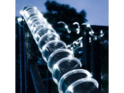 Tira De Led Solar De 12 M, 100 Led, Guirnalda De Luces Para Exteriores Resistente Al Agua (blanca)