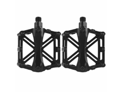 2026-pedales De Bicicleta X Forma Con Rodamientos Ligero Reemplazo Piezas De Bicicleta Negro 1 Par