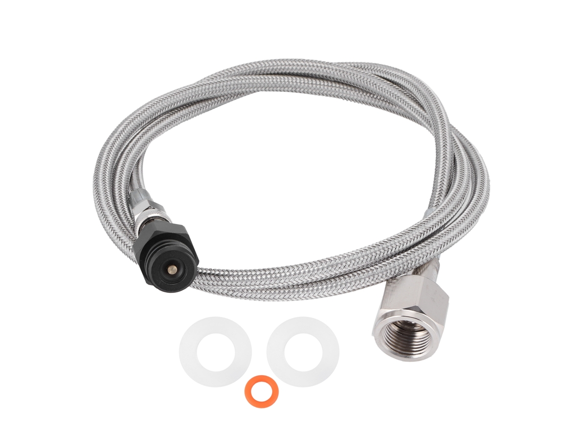 Adaptador De Manguera Para Recarga De Cilindro De Co2 Para Máquina De Refrescos, 1,5 M, 1500 Psi, Conector Tr21-4 W21.8-14