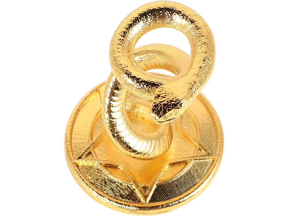 Soporte de exhibición de bola de cristal con forma de serpiente, 52 g, metálico, ideal para decoración de interiores/oficinas - GOKOCO
