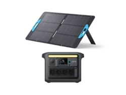 Estación de energía portátil Anker SOLIX C1000X con panel solar de 100 W, kit de generador solar de 4 CA y 1800 W