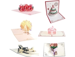 Tarjetas De Felicitación - Up 3d Con Sobres, Tarjetas De Cumpleaños Hechas A Mano