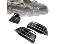 Rejilla del parachoques delantero, plástico, montaje frontal, compatible con Audi Q5/SQ5, negro brillante y cromado, reemplazo directo del equipo original.
