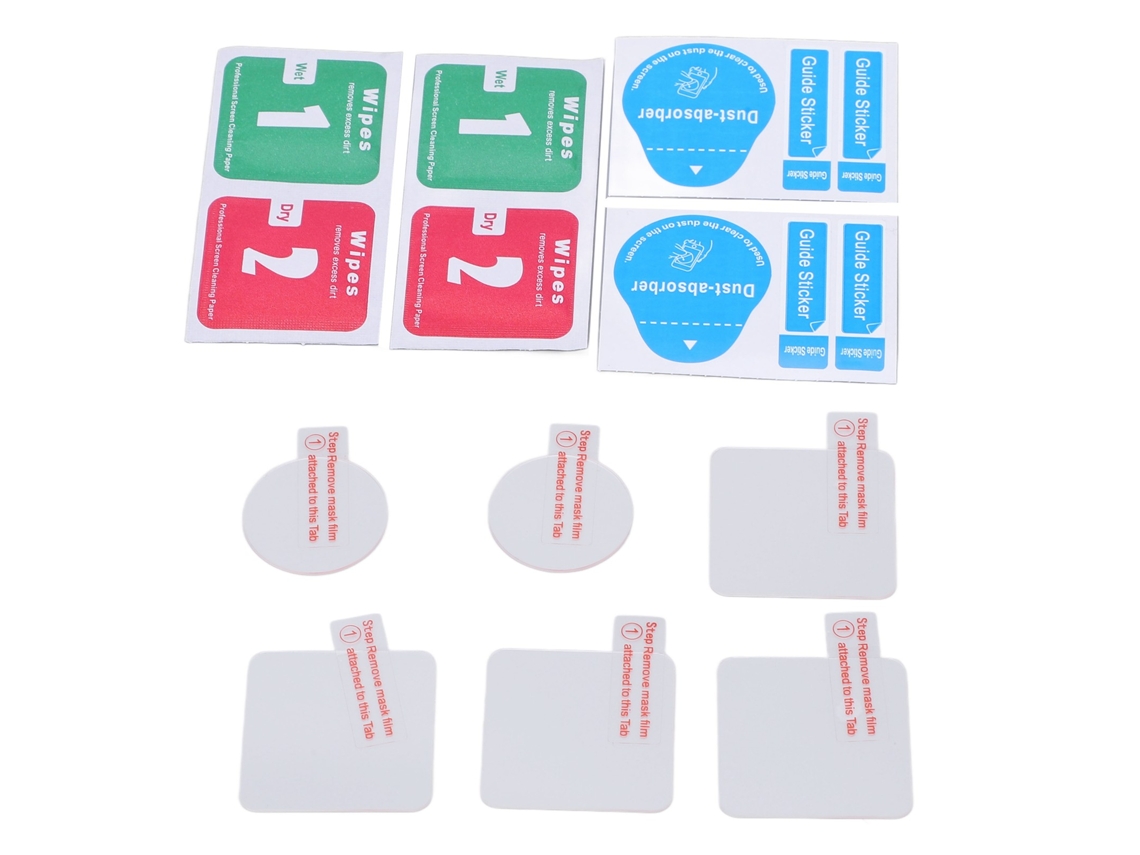 Protector de pantalla y lente Telesin para cámara de acción, película protectora para DJI Action 2