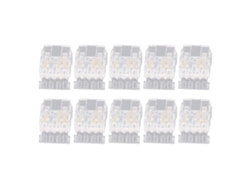 Conector de luz LED COB 2026 con cable de 3 pines de 10 mm, no requiere soldadura, 10 piezas para el hogar, la escuela y la oficina.