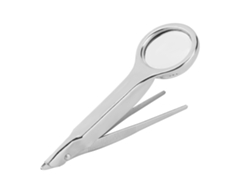 Pinza Multifuncional De Acero Inoxidable Portátil Con Lupa 10x